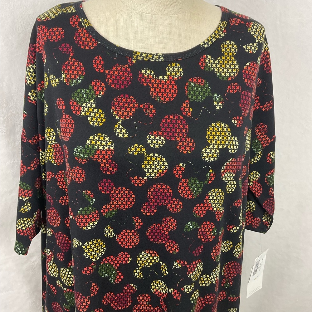 Disney Lularoe Irma Tunic Top Minnie Mickey